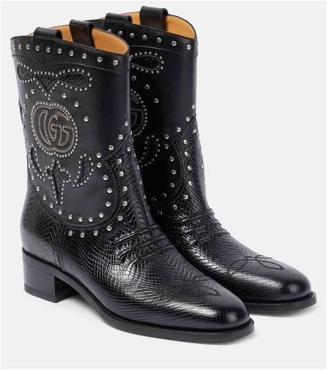 gucci bling boots|gucci cowboy boots.